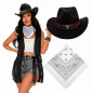 Sombrero Vaquera Torito + Bandana