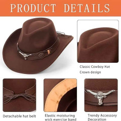Sombrero Vaquero más Bandana mas lentes