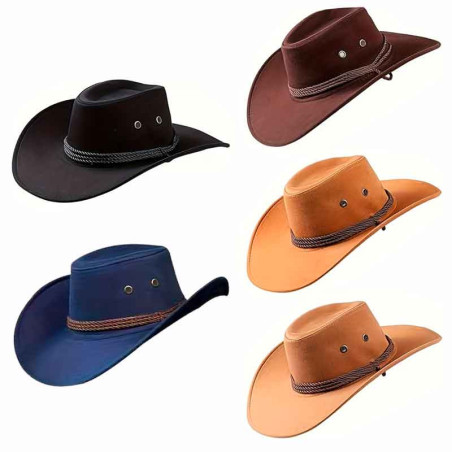 Sombrero Vaquero con detalle Sogas