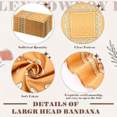 Sombrero Vaquera con detalle Sogas más Bandana