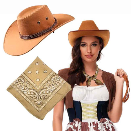 Sombrero Vaquera SOGAS +Bandana