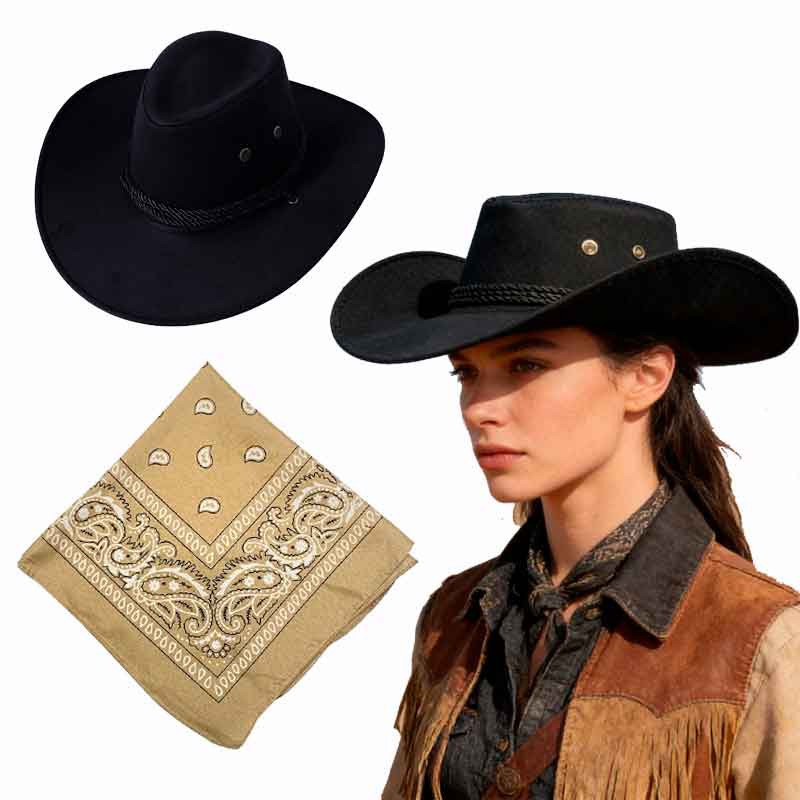 Sombrero Vaquera SOGAS +Bandana