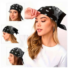 Sombrero Vaquera con detalle Sogas con Bandana más lentes