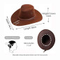 Sombrero Vaquero SOGAS +Bandana+Lentes