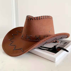 Sombrero Vaquero con detalle PITAS mas bandana