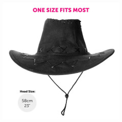 Sombrero Vaquero con detalle PITAS mas bandana