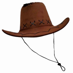 Sombrero Vaquero con detalle PITAS con bandana mas Lentes