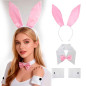 Conjunto de disfraz de conejo para mujer (Play girl)