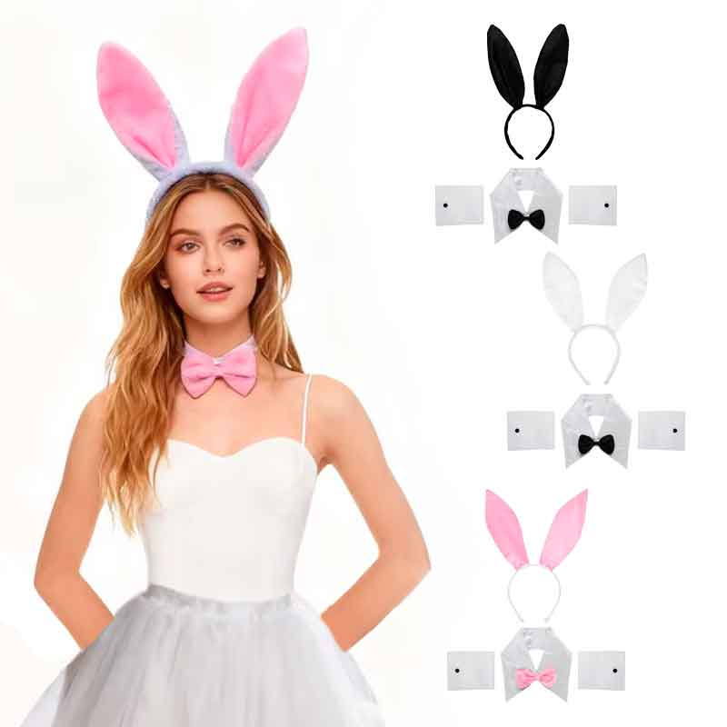 Conjunto de disfraz de conejo para mujer (Play girl)