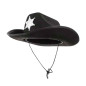 Sombrero Vaquero con detalle estrella sheriff