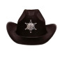 Sombrero Vaquero con detalle estrella sheriff