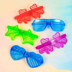 Gorros,sombreros Neon y lentes led (pack x 24 uds)