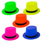 Sombreros Neon con Lentes led y collares (pack x 36 uds)