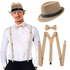 Accesorios años 1920 ADULTOS (Pack  3 unds)