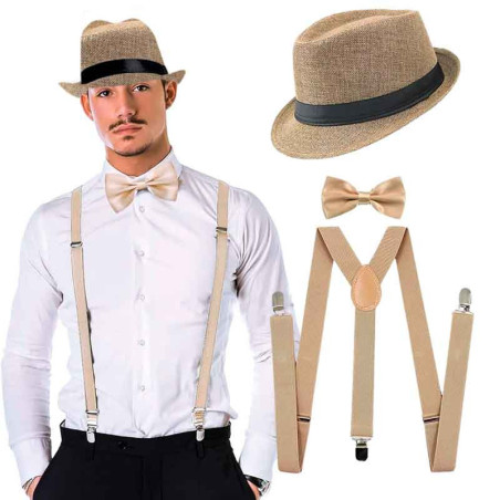 Accesorios años 1920 ADULTOS (Pack  3 unds)