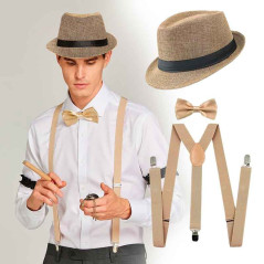 Accesorios años 1920 ADULTOS (Pack  3 unds)
