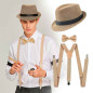 Accesorios años 1920 ADULTOS (Pack  3 unds)