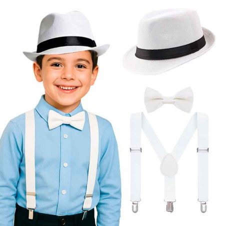 Accesorios años 1920 para NIÑOS (Pack  3 unds)