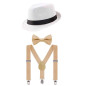 Accesorios años 1920 para NIÑOS (Pack  3 unds)