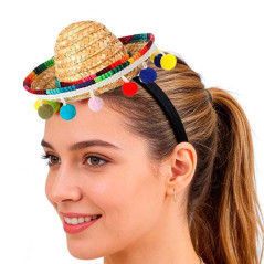 Mini sombrero estilo Mexicano