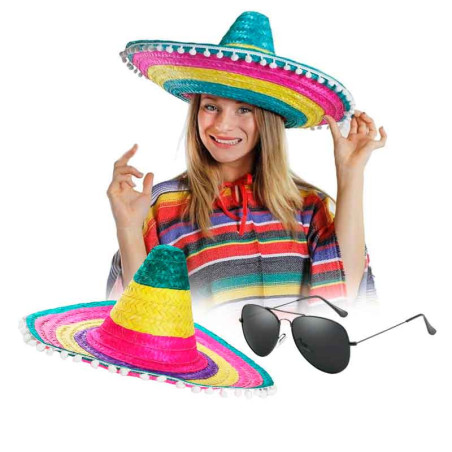 Sombrero Mexicano +Lentes