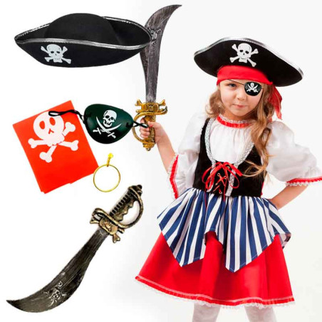 Juego de accesorios para Pirata NIÑOS