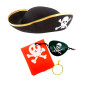 Juego de 4 accesorios para disfraz pirata ADULTOS