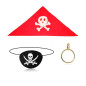Juego de 5 accesorios para disfraz pirata NIÑOS