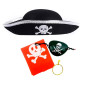 Juego de 5 accesorios para disfraz pirata NIÑOS