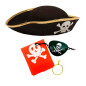 Juego de 5 accesorios para disfraz pirata NIÑOS