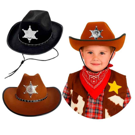 Sombrero Vaquero  sheriff NIÑOS