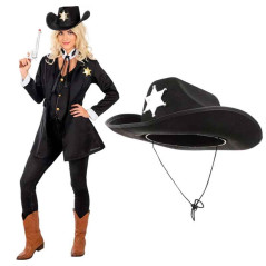 Sombrero Vaquero sheriff ADULTOS