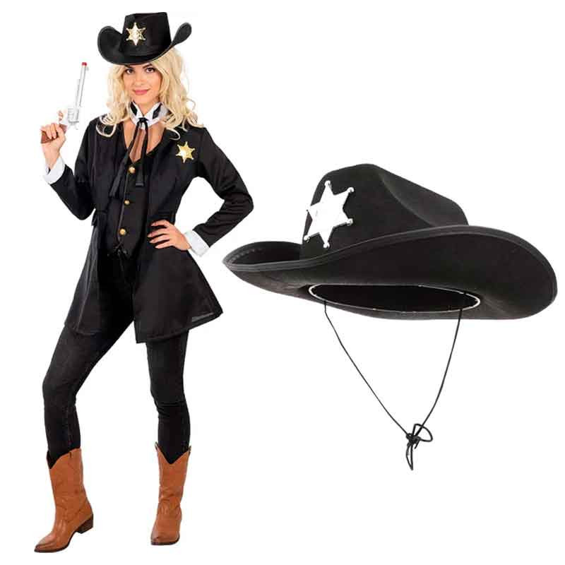 Sombrero Vaquero sheriff ADULTOS