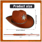 Sombrero Vaquero Sheriff +Bandana NIÑAS Sombrero Vaquero Sheriff +Bandana NIÑAS