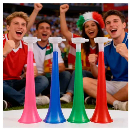 Bocina de Soplado Vuvuzela Pack x 12 uds