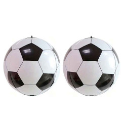 Globo Aluminio Pelota de Futbol 22" en 4 D