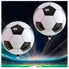 Globo aluminio en 4 d Pelota de Futbol
