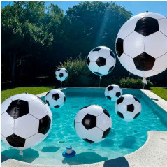 Globo aluminio en 4 d Pelota de Futbol