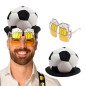 Gorro Pelota de futbol y lentes