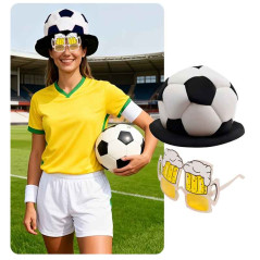 Gorra pelota de Futbol y Lentes