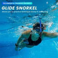 Tubo de Snorkel Frontal para Natación
