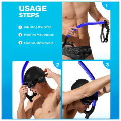 Tubo de Snorkel Frontal para Natación