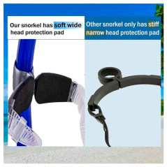 Tubo de Snorkel Frontal para Natación