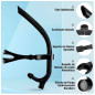 Tubo de Snorkel Frontal para Natación (entrenamiento)