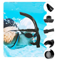 Tubo de Snorkel Frontal para Natación