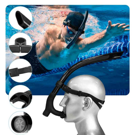 Tubo de Snorkel Frontal para Natación