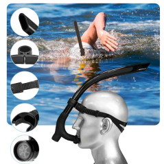 Tubo de Snorkel Frontal para Natación