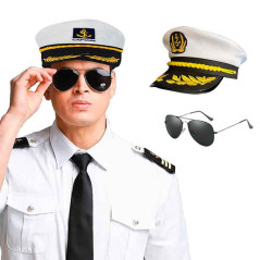 Sombrero marinero mas Lentes