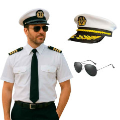 Sombrero marinero mas Lentes