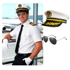 Sombrero marinero mas Lentes